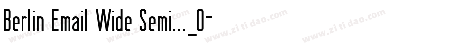 Berlin Email Wide Semi..._0字体转换